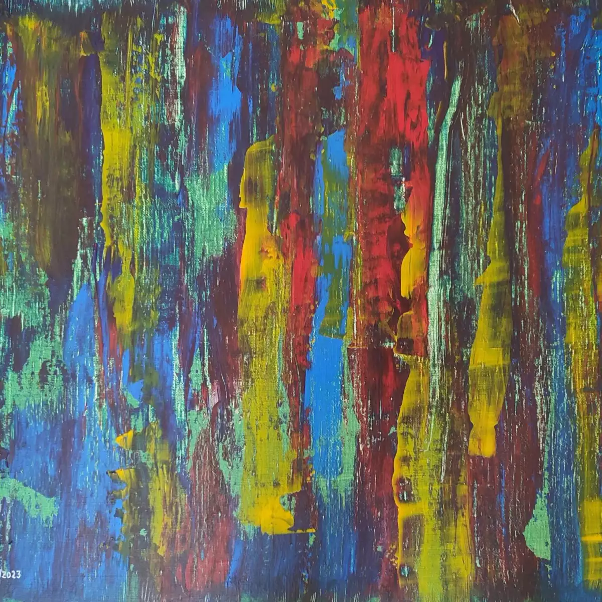 Abstract paint #1 (acrylique)