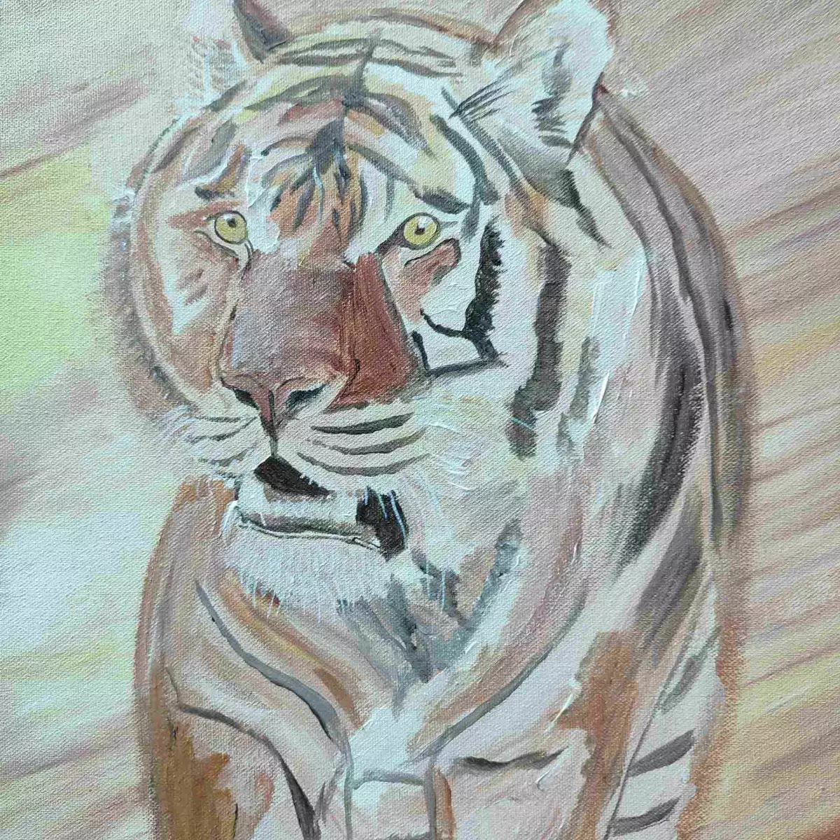Le tigre (acrylique)