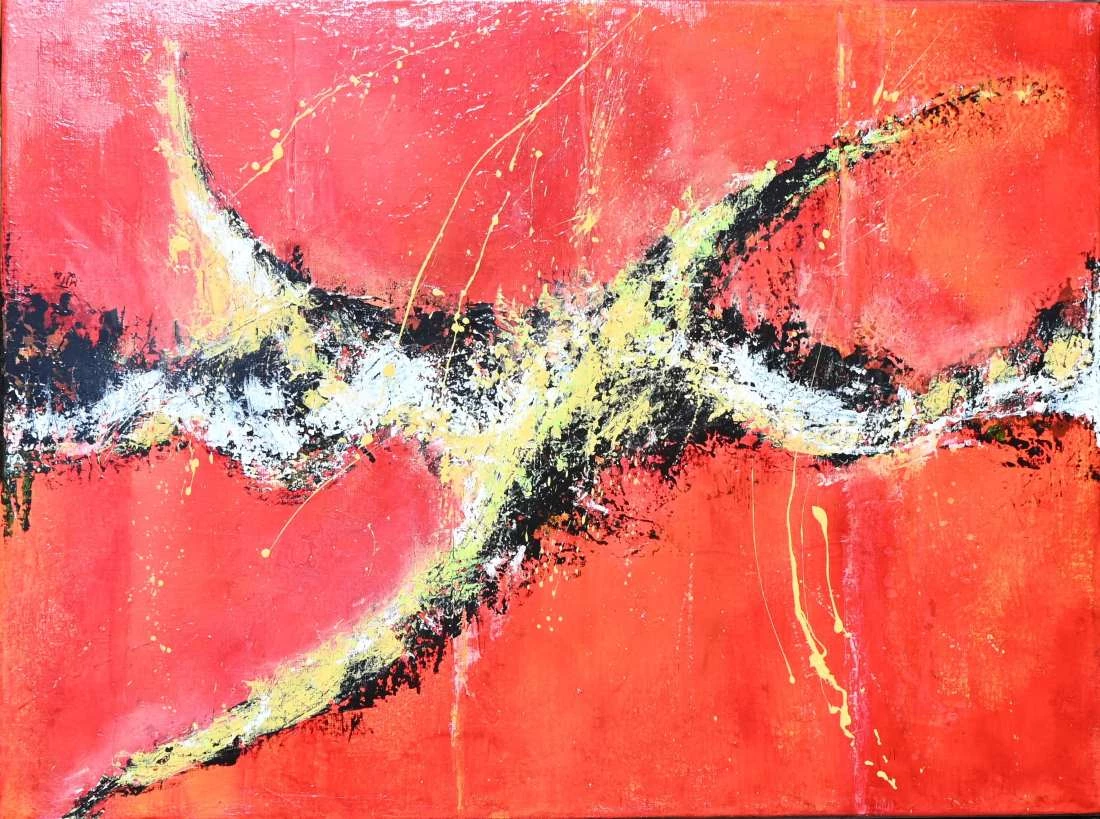 Abstract paint 4 (acrylique 80x60 cm)