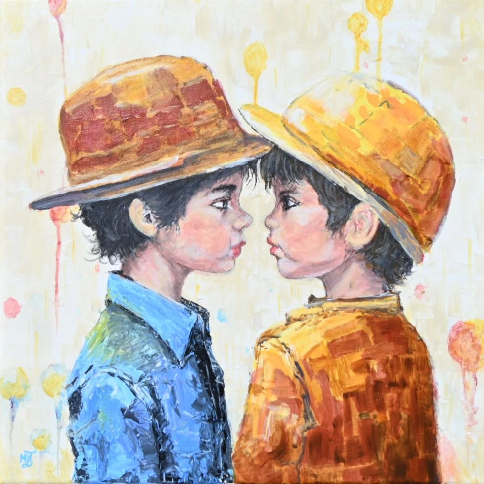 Rira bien qui rira le dernier ! (40x40 cm)