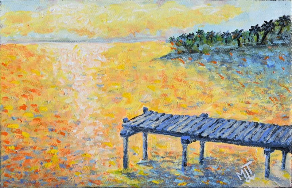 Ponton sous les tropiques