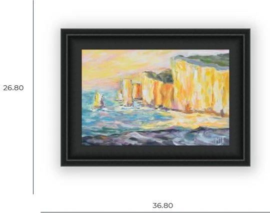 Falaises d'Etretat (30 x 20 cm)