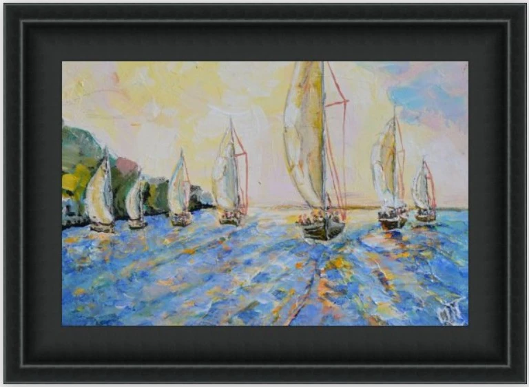 Voiliers en Atlantique, vers Oléron