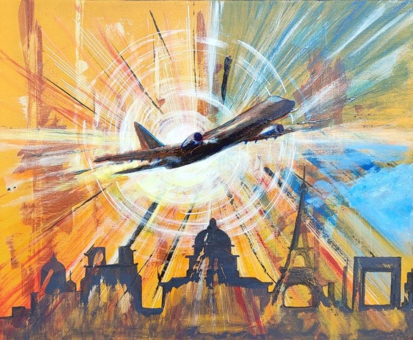 Envole moi (acrylique 60x50cm)